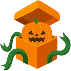 regalo + zucca di Halloween