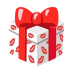 regalo + impronta della bocca