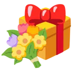 regalo + mazzo di fiori