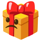 regalo + faccina confusa