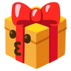 regalo + faccina che bacia