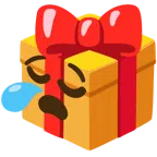 regalo + faccina assonnata