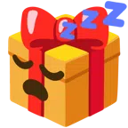 regalo + faccina che dorme