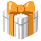 regalo + cuore bianco