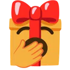 regalo + faccina che sbadiglia