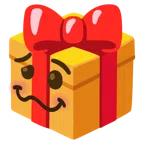 regalo + faccina stordita