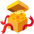 regalo + fetta di formaggio