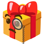 regalo + faccina con monocolo
