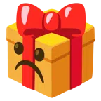 regalo + faccina imbronciata