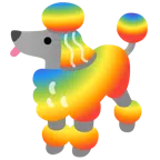 Pudel + Regenbogen