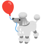 Pudel + Luftballon