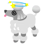 Pudel + schwindlig