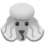 Pudel + küssendes Gesicht