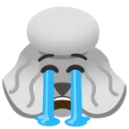 Pudel + heulendes Gesicht
