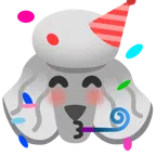 Pudel + Partygesicht