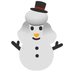 Pudel + Schneemann ohne Schneeflocken