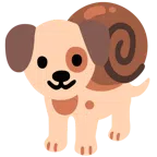 Hundegesicht + Schnecke