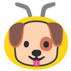 Hundegesicht + Biene