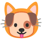 Hundegesicht + Katzengesicht