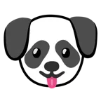 Hundegesicht + Panda