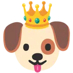 Hundegesicht + Krone