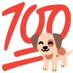 Hundegesicht + 100 Punkte