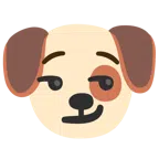 Hundegesicht + süffisant lächelndes Gesicht
