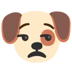 Hundegesicht + verstimmtes Gesicht