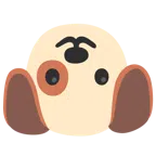 Hundegesicht + umgekehrtes Gesicht