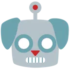 Hundegesicht + Roboter