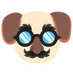 Hundegesicht + verkleidet
