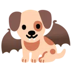 Hundegesicht + Fledermaus