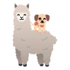 Hundegesicht + Lama