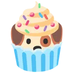 Hundegesicht + Cupcake