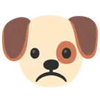 Hundegesicht + düsteres Gesicht