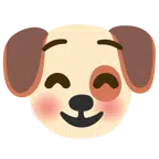 Hundegesicht + lächelndes Gesicht