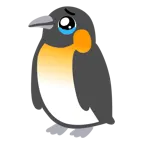 gözleri dolmuş yüz + penguen