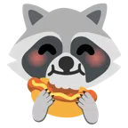 Waschbär + Hotdog