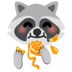 Waschbär + Mandarine