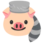 Waschbär + Schweinegesicht