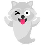 Waschbär + Gespenst