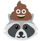 Waschbär + Kothaufen