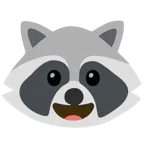 Waschbär + grinsendes Gesicht