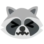 Waschbär + verwirrtes Gesicht