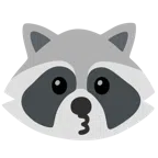 Waschbär + küssendes Gesicht