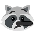 Waschbär + lügendes Gesicht