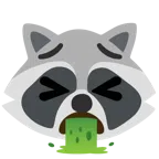 Waschbär + kotzendes Gesicht