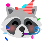 Waschbär + Partygesicht