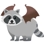 Waschbär + Fledermaus