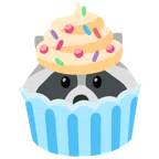 Waschbär + Cupcake